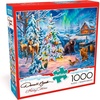 image:imageBuffalo Games  Darrell Bush  Woodland Christmas  1000 Piece Holiday Jigsaw Puzzle  Festive Puzzles for Adults  PrecisionCut Pieces Winter Artwork and Hours of Relaxing Fun