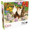 image:imageBuffalo Games  John Francis  Cat Flora  750 Piece Jigsaw Puzzle for Adults Challenging Puzzle Perfect for Game Nights  Finished Size is 2400 x 1800
