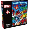 image:imageBuffalo Games  Marvel  Seasons Greeting from The Avengers  500 Piece Christmas Jigsaw Puzzle  Festive Holiday Puzzles for Adults  PrecisionCut Pieces Winter Artwork