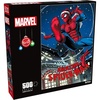 image:imageBuffalo Games  Marvel  Swinging into The Holidays  500 Piece Christmas Jigsaw Puzzle  Colorful Holiday Puzzles for Adults  PrecisionCut Pieces Festive Artwork Relaxing Winter Fun