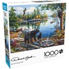 image:imageBuffalo Games Darrell Bush  Blue Sky Reflection  1000 Piece Jigsaw Puzzle  Large 2675 x 1975 in  Jigsaw Puzzles for Adults  Full Color Poster  High Resolution Artwork