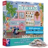 image:imageCeaco Food Trucks  Ice Cream Truck II  500 Piece Jigsaw Puzzle for Adults and Families  Colorful Summer Beach Scene with Ice Cream Stand  Finished Size 19 x 19  Made in the USA