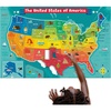 image:imageChuckle amp Roar USA Map Floor Puzzle  3 Ft x 2 Ft 50 States  Screen Free Play Puzzles for Kids Ages 46  Geography Learning Map of the United States  Portable Carry Box Educational Toys