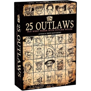 image:imageBuffalo Games  25 Outlaws  Modern Twist on Classic Poker  Texas Hold Em  Bluff Lie Cheat Steal  Great for Adult Game Night