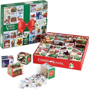 image:imageBuffalo Games  Charles Wysocki  24 Days of Christmas Advent Calendar Puzzles  24 Mini Puzzles to UNbox