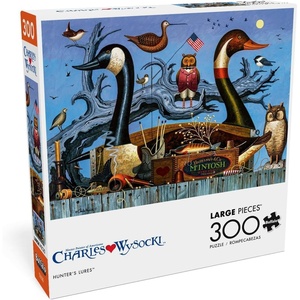 image:imageBuffalo Games  Charles Wysocki  Hunters Lures  300 Piece Jigsaw Puzzle for Adults Challenging Puzzle Perfect for Game Nights  Finished Size is 2125 x 1500