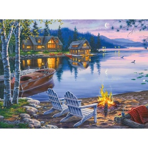 image:imageBuffalo Games  Darrell Bush  Lake Reflection  1000 Piece Jigsaw Puzzle