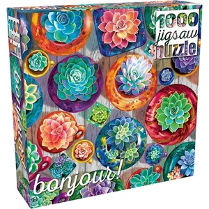 image:imageBuffalo Games  Gina Jane Lee  Succulent Selection  1000 Piece Jigsaw Puzzle for Adults Challenging Puzzle Perfect for Game Nights  Finished Size is 2675 x 1975
