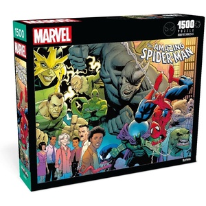 image:imageBuffalo Games  Marvel  Back to Basics Spiderman  1500 Piece Jigsaw Puzzle for Adults Challenging Puzzle Perfect for Game Nights  Finished Size is 3850 x 2650