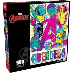 image:imageBuffalo Games  Marvel  Earths Mightiest Heroes  500 Piece Jigsaw Puzzle for Adults Challenging Puzzle Perfect for Game Nights  Finished Size is 2125 x 1500