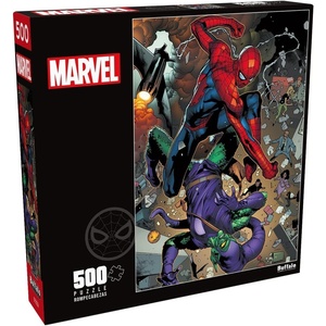 image:imageBuffalo Games  Marvel  Go Down Swinging  500 Piece Jigsaw Puzzle for Adults Challenging Puzzle Perfect for Game Nights  Finished Size is 2125 x 1500