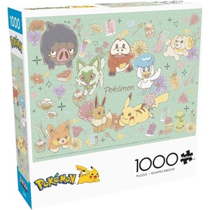 image:imageBuffalo Games  Pokemon  Flower Cafe  1000 Piece Jigsaw Puzzle for Adults Challenging Puzzle Perfect for Game Nights  Finished Size is 2675 x 1975  PrecisionCut Pieces