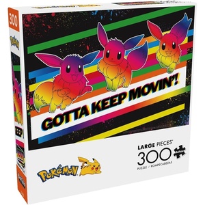 image:imageBuffalo Games  Pokemon Gotta Keep Movin  300 Piece Jigsaw Puzzle for Adults Challenging Puzzle Perfect for Game Nights  Finished Size is 2125 x 1500