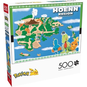 image:imageBuffalo Games  Pokemon Hoenn Region  500 Piece Jigsaw Puzzle for Adults Challenging Puzzle Perfect for Game Nights  Finished Size is 2125 x 1500