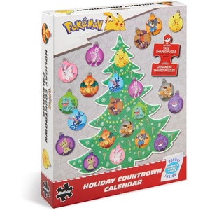image:imageBuffalo Games  Pokmon  12 Days of Christmas Advent Calendar Puzzles  Eleven 100 Piece Mini Ornament Jigsaw Puzzles and One 300 Piece Christmas Tree Jigsaw Puzzle