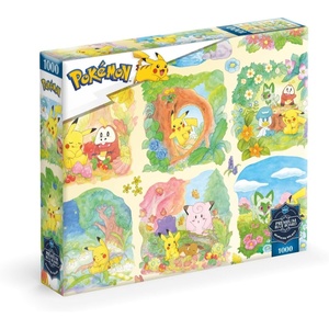 image:imageBuffalo Games 1000Piece Scenic Pokemon Jigsaw Puzzle  Multicolor 267 x 1975 in  Challenging Anime Puzzle Experience  Top Pokemon Gifts for Adults  Durable Blue Board amp GlareFree Finish