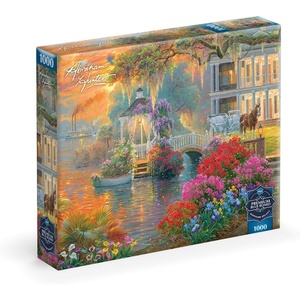 image:imageBuffalo Games Abraham Hunter Southern Charm 1000 Piece Jigsaw Puzzle  Multicolor  1000 Piece Puzzle for Adults  Blue Board amp GlareFree Finish  Poster Included amp Display Box