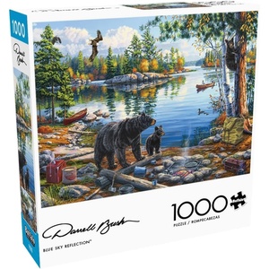 image:imageBuffalo Games Darrell Bush  Blue Sky Reflection  1000 Piece Jigsaw Puzzle  Large 2675 x 1975 in  Jigsaw Puzzles for Adults  Full Color Poster  High Resolution Artwork