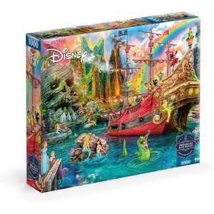 image:imageBuffalo Games Disney Peter Pan  Aimee Stewart  Mermaid Lagoon  1000 Piece Jigsaw Puzzle  Multicolor  Disney Puzzle for Adults  Reference Poster Included  ScreenFree Time