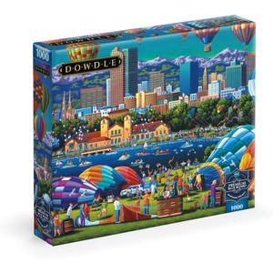 image:imageBuffalo Games Eric Dowdle Balloon Spectacular 1000 Piece Jigsaw Puzzle  Multicolor 267 x 1975 in  Blue Core Board  GlareFree Finish  1000 Piece Puzzle for Adults Poster Included
