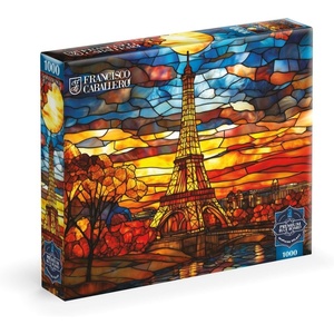 image:imageBuffalo Games Francisco Caballero Parisian Dream 1000 Piece Adult Jigsaw Puzzle  Multicolor 267 x 1975 in  Blue Core Board  Full Size Poster Included  Glare Free Finish
