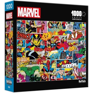 image:imageBuffalo Games Marvel  Comic Collage  1000 Piece Jigsaw Puzzle  2675 x 1975 in Multicolor  Bonus Poster Included  PrecisionCut Pieces  Marvel Puzzle