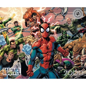image:imageBuffalo Games Marvel  Sinister War  2000 Piece Jigsaw Puzzle  Silver Select Includes Poster  Durable Pieces  Screen Free Challenge  2000 Piece Puzzles for Adults