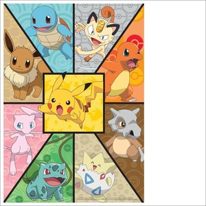image:imageBuffalo Games Pokmon  Kanto Companions  300 Piece Jigsaw Puzzle  Large Pieces 2125 x 15 in Ages 14  FullColor Pokmon Poster  Jigsaw Puzzle 300 Count