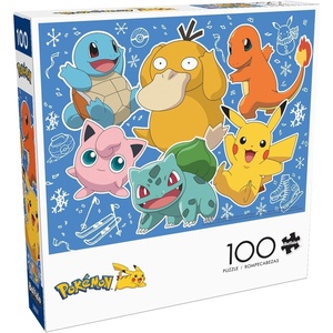 image:imageBuffalo Games Pokmon  Kanto Holiday  100 Piece Jigsaw Puzzle  15 x 11 in Ages 6 amp Up  Bonus Poster  PrecisionCut Parts  100 Piece Puzzle
