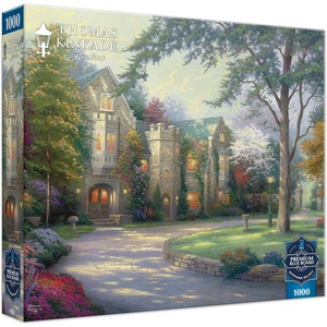 image:imageBuffalo Games Thomas Kinkade  Beyond Summer Gate 1000 Piece Jigsaw Puzzle  Multicolor Blue Board  Foil Poster Included  Jigsaw Puzzles for Adults
