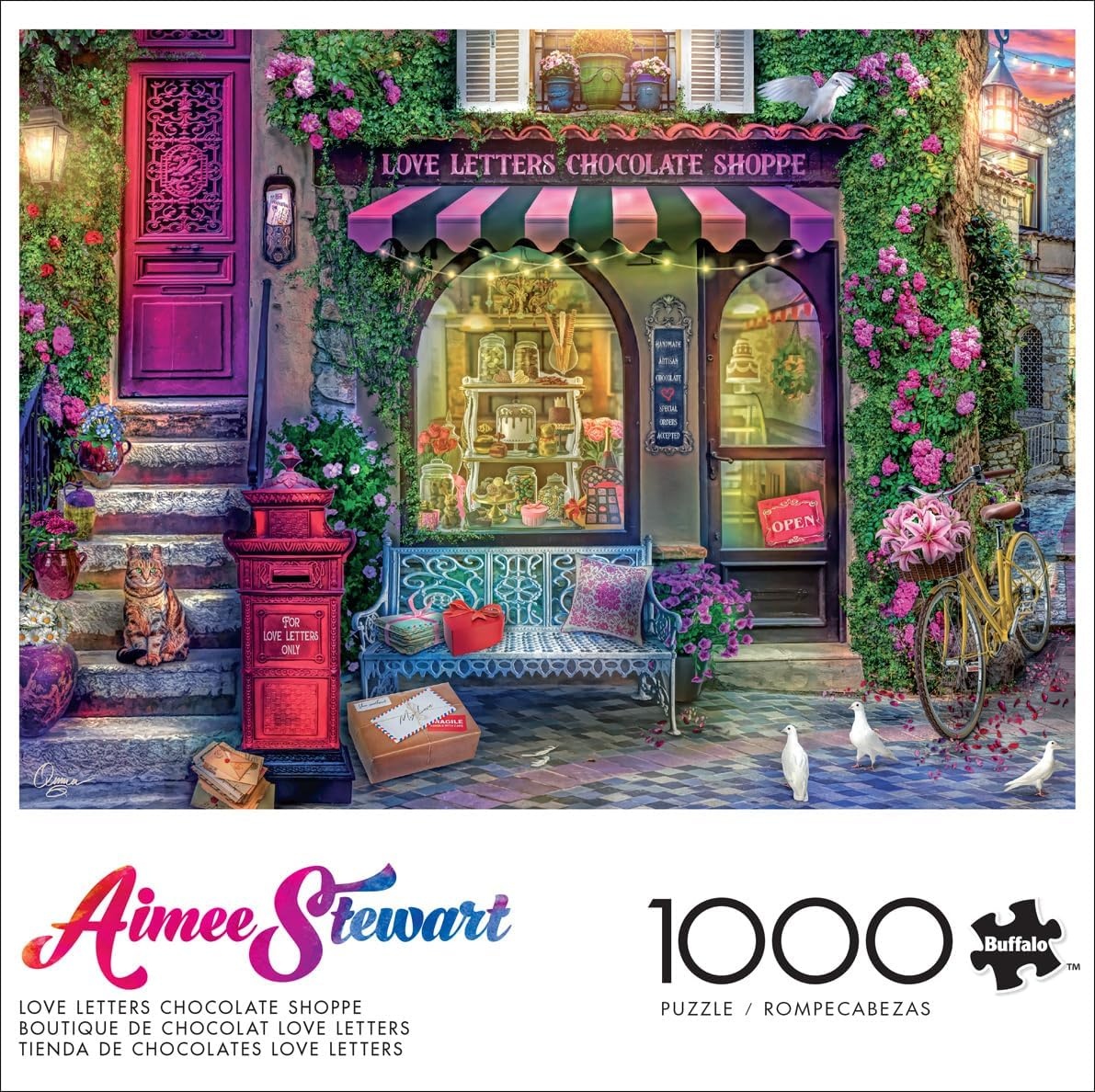 image:imageBuffalo Games Aimee Stewart  Chocolate Shoppe  1000 Piece Jigsaw Puzzle  Multicolor 2675 x 1975 in  1000 Piece Puzzle for Adults  Full Color Poster  High Resolution Artwork