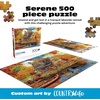 image:imageBuffalo Games  500 Piece Jigsaw Puzzle  Autumn Lake House  Challenging Fall Scene Puzzles for Adults  Finished Size is 2675 x 1975