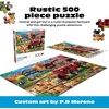 image:imageBuffalo Games  500 Piece Jigsaw Puzzle PD Moreno European Countryside Made in USA Premium Recycled Board FullColor Poster Giftable Art