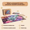 image:imageBuffalo Games  500 Piece Wooden Jigsaw Puzzle Hawaiian Food Truck Festival Premium Quality Wooden Box  Ages 14Simple Succulent