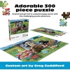 image:imageBuffalo Games  Adorable Animals Puppy Park Picnic 300 Large Piece Jigsaw Puzzle for Adults with Oversized Pieces