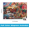 image:imageBuffalo Games  Antique Barn  Eduard  500 Piece Jigsaw Puzzle for Adults  Charming Country Life Scene  Challenging Puzzle Perfect for Game Nights  Finished Size 2125 x 1500Antique Barn