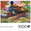 image:imageBuffalo Games  Bigelow Illustrations  Scenic Steam Engine  1000 Piece Jigsaw Puzzle for Adults Challenging Puzzle Perfect for Game Nights  Finished Size is 2675 x 1975
