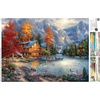 image:imageBuffalo Games  Chuck Pinson  Space for Reflection  1000 Piece Fall Jigsaw Puzzle  Festive Puzzle for Adults  PrecisionCut Pieces Autumn Artwork and Hours of Relaxing Fun