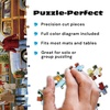 image:imageBuffalo Games  General Store At Christmas 500 Piece Holiday Jigsaw Puzzle  Festive Puzzles for Adults  PrecisionCut Pieces Winter Artwork and Hours of Relaxing Fun