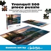 image:imageBuffalo Games  Lakeside Heaven Jigsaw Puzzle 500 Piece Puzzle for Adults Peaceful Lake Landscape Art by Chuck Black