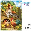 image:imageBuffalo Games  Nadia Strelkina  Summer Farm Friends  500 Piece Jigsaw Puzzle for Adults Challenging Puzzle Perfect for Game Nights  Finished Size is 2125 x 1500