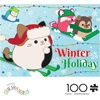 image:imageBuffalo Games  Squishmallow  Squishmallow Winter Holiday  100 Piece Jigsaw Puzzle for Families Christmas Puzzles for Kids  Festive Artwork Great Gift