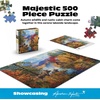 image:imageBuffalo Games Abraham Hunter Adirondack Lake 500 Piece Jigsaw Puzzle  2125 x 15 in Gold Collection  Puzzles for Adults with Bonus Poster  Precision Cut Pieces  Recycled Board