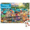 image:imageBuffalo Games Aimee Stewart  Family Campsite  Look Closer  500 Piece Jigsaw Puzzle  2125 x 15 in  Hidden Images  Reference Poster  Adult PuzzlesFamily Campsite
