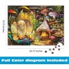 image:imageBuffalo Games Aimee Stewart  Family Campsite  Look Closer  500 Piece Jigsaw Puzzle  2125 x 15 in  Hidden Images  Reference Poster  Adult PuzzlesMerry Mushroom Cottage
