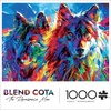 image:imageBuffalo Games Blend COTA Wolves True Love 1000 Piece Jigsaw Puzzle  2675 x 1975 in 14  Vibrant Art Puzzle  Includes Poster  Relaxing Wolf Artwork
