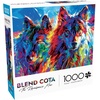 image:imageBuffalo Games Blend COTA Wolves True Love 1000 Piece Jigsaw Puzzle  2675 x 1975 in 14  Vibrant Art Puzzle  Includes Poster  Relaxing Wolf Artwork