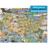 image:imageBuffalo Games Carrie Wagner Colorful Country 1000 Piece Jigsaw Puzzle  2675 x 1975 in Ages 14 amp Up  Family Night Adult Puzzle  USA Map Art  Recycled Board