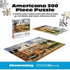 image:imageBuffalo Games Charles Wysocki Roll Call with a Bang 300Piece Jigsaw Puzzle  2125 x 15 in  67 Larger Shapes amp 300 Piece Puzzles for Adults  Bonus FullColor Poster amp Jigsaw Set for Seniors