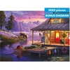 image:imageBuffalo Games David Stevenson  Bobs Bait amp Tackle  Jigsaw Puzzles 1000 Pieces  2675 x 1975 in Rectangular Cardboard  Fishing Lake Cabin Landscape Scene  Nature Relaxing for Adults